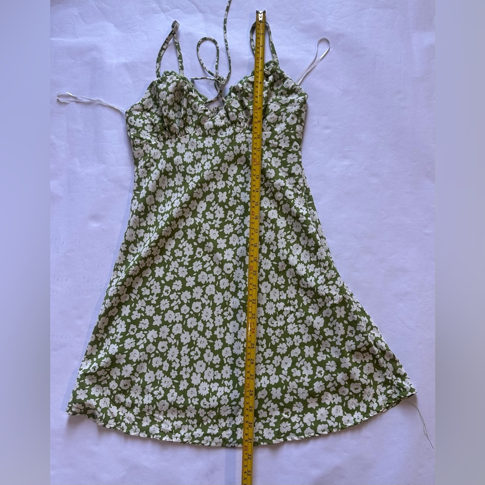 Princess Polly Green Floral Mini Dress - Picture 6 of 7